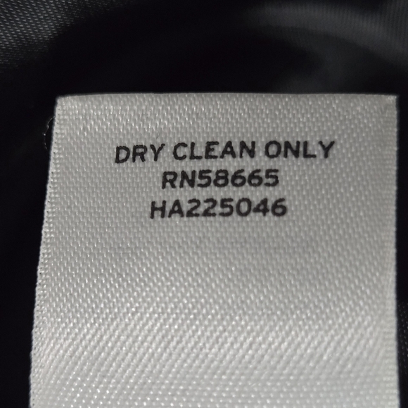 Halogen Women's Virgin Wool Double Breasted Black Silver Blazer Size Small - Picture 7 of 7